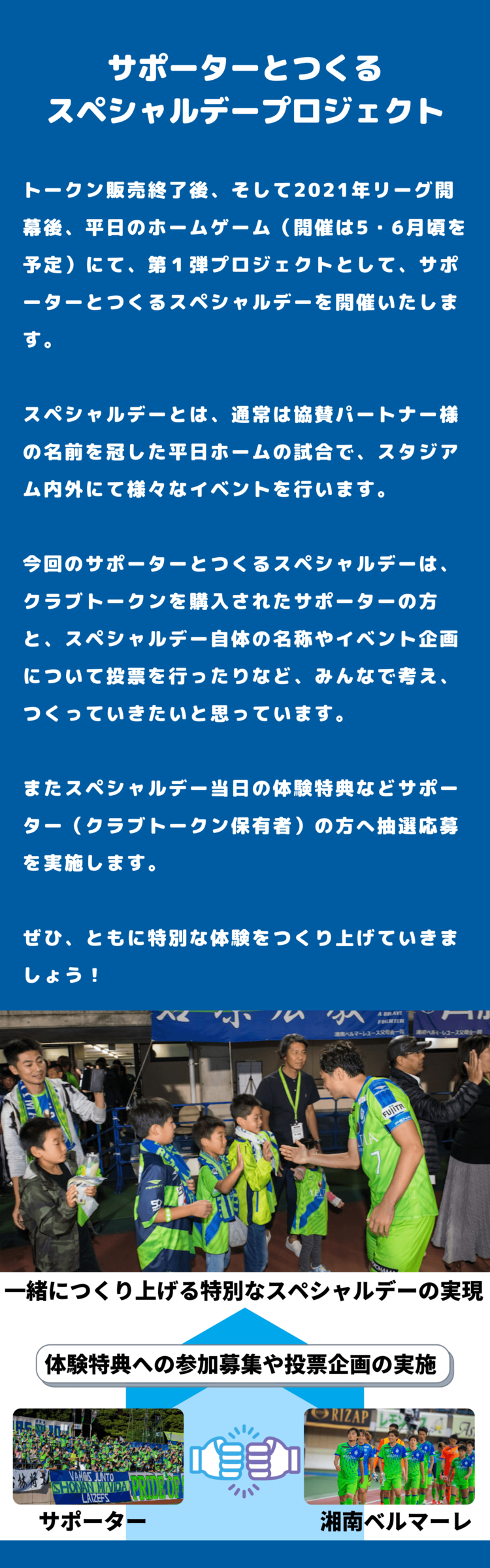 特典付きサポーター募集 湘南ベルマーレ Financie